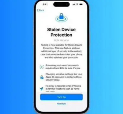 板桥镇苹果授权维修店分享被盗设备保护功能开启方法