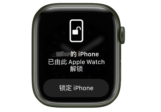 板桥镇苹果手机维修分享用 AppleWatch 解锁配备面容 ID 的 iPhone方法 