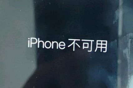 板桥镇苹果服务网点分享锁屏界面显示“iPhone 不可用”如何解决 